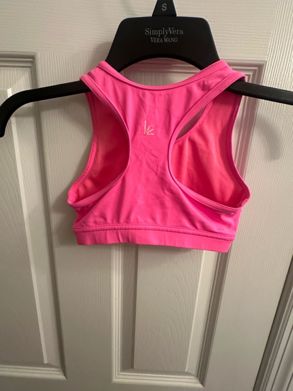 Liakada Girls Kids Youth Intermediate YI Pink Dance Sports Bra Top Dancewear